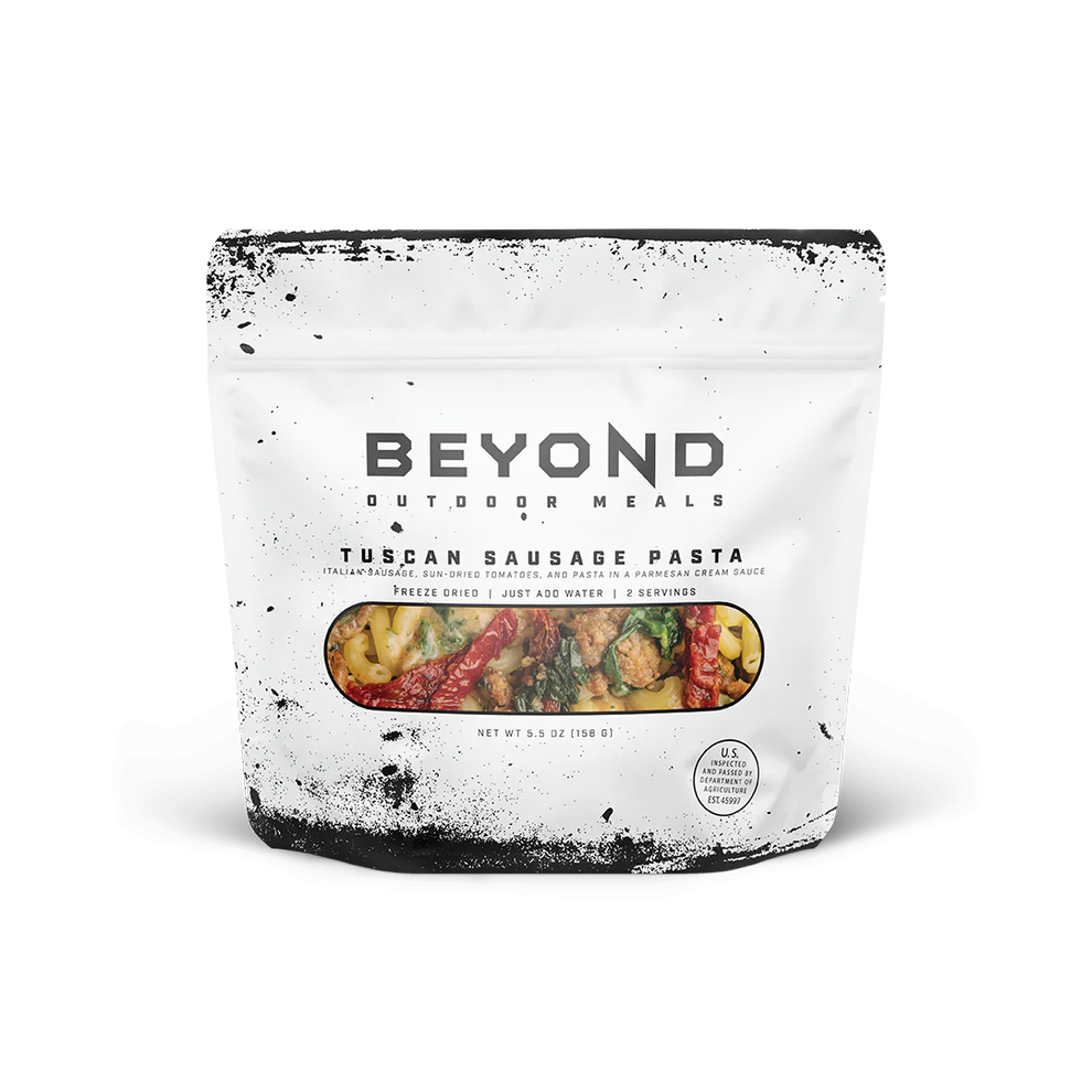 TUSCAN SAUSAGE PASTA - BEYOND OUTDOOR MEALS
