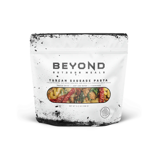 TUSCAN SAUSAGE PASTA - BEYOND OUTDOOR MEALS