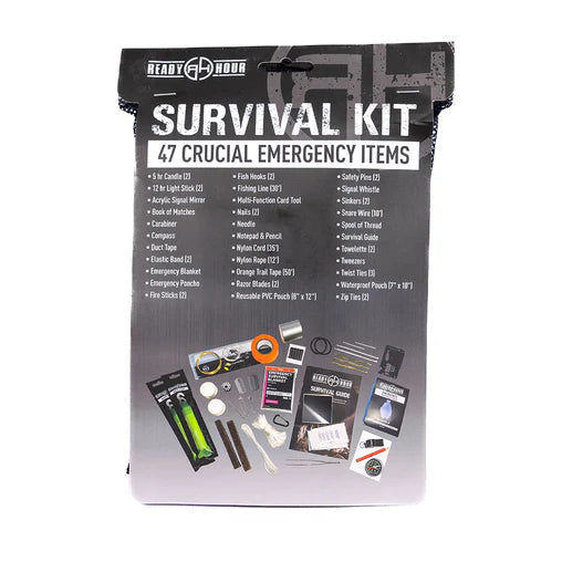 47-Piece Survival Kit of Emergency Items by Ready Hour