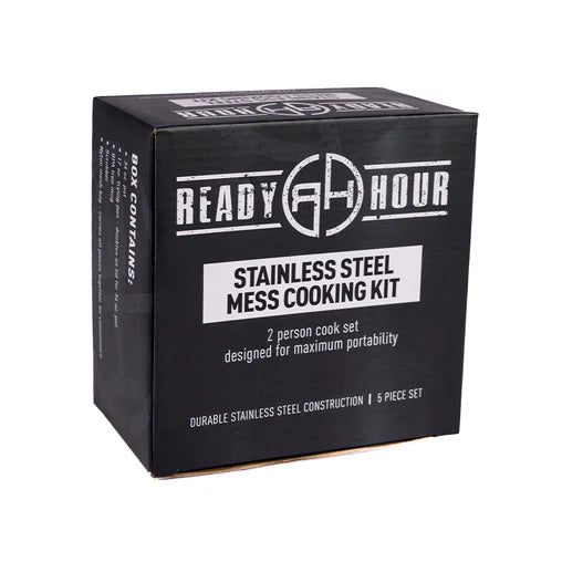 Stainless Steel Mess Cooking Kit (5 piece)