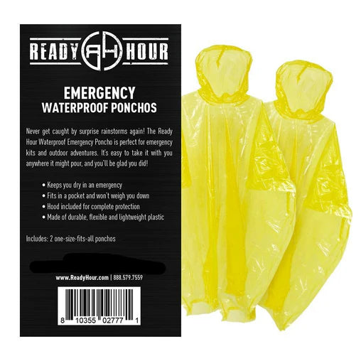 Ready Hour Emergency Poncho (2-pack)